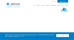 Desktop Screenshot of abihome.be